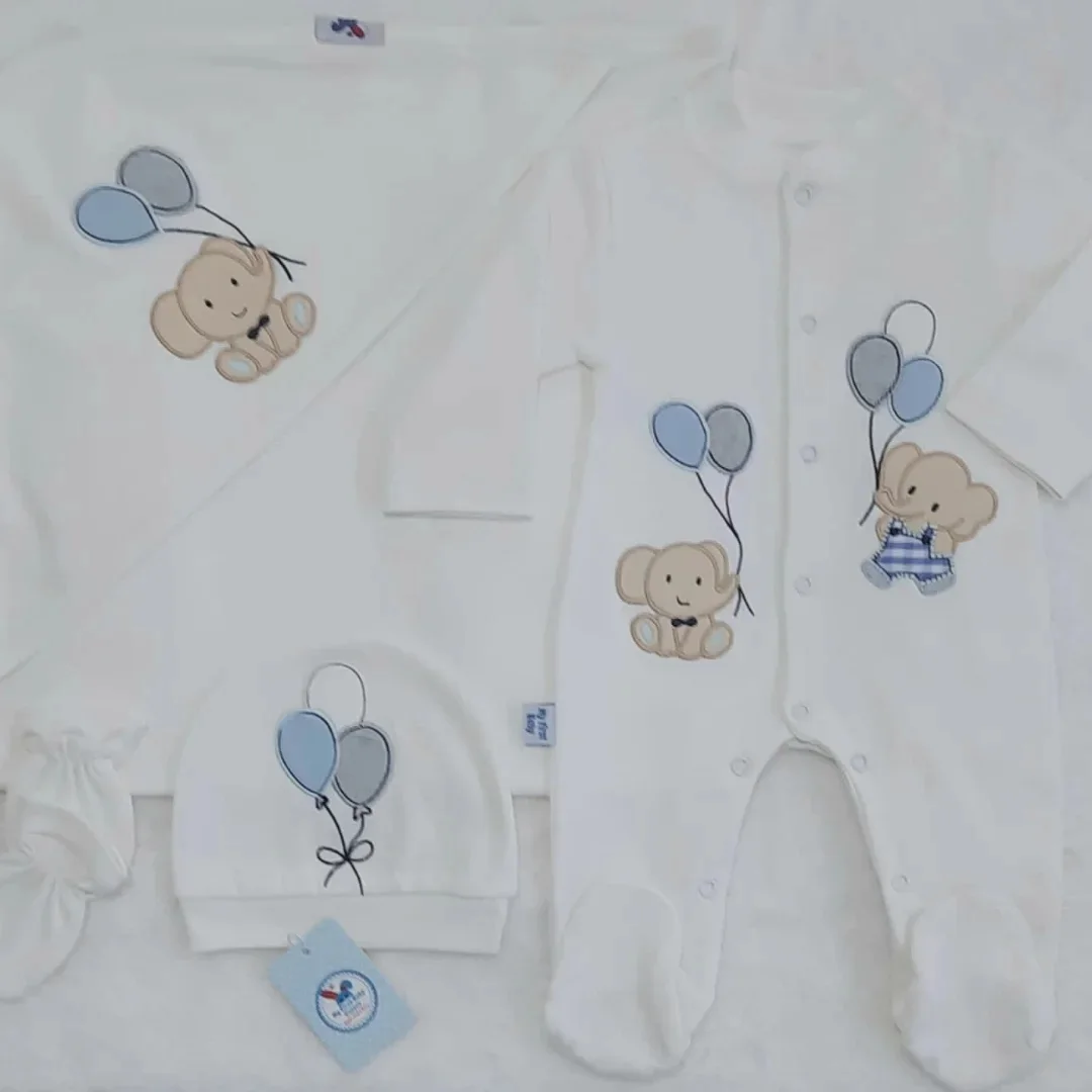 طقم المستشفي اربع قطع قطن